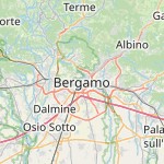 Map for location: Bergamo, Italy