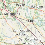 Map for location: Lodi Vecchio, Italy