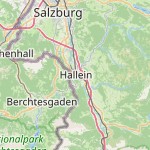 Map for location: Hallein, Austria