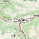 Map for location: Innsbruck, Austria