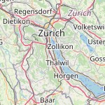 Map for location: Kilchberg, Switzerland