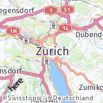 Map for location: Zurich, Switzerland