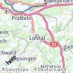 Map for location: Liestal, Switzerland