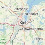 Map for location: Kiel, Germany