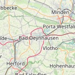 Map for location: Bad Oeynhausen, Germany