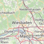 Map for location: Wiesbaden, Germany
