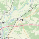 Map for location: Burg, Germany