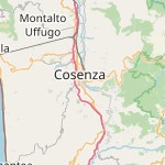 Map for location: Cosenza, Italy