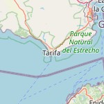 Map for location: Tarifa, Spain