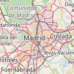 Map for location: Madrid, Spain