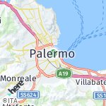 Map for location: Palermo, Italy