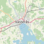 Map for location: Vasteras, Sweden
