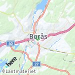 Map for location: Borås, Sweden