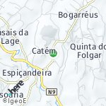 Map for location: Meca, Portugal