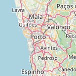 Map for location: Porto, Portugal