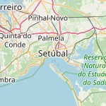 Map for location: Setubal, Portugal
