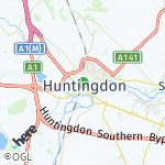 Map for location: Huntingdon, United Kingdom