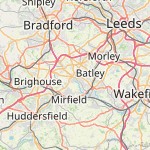 Map for location: Heckmondwike, United Kingdom