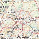 Map for location: Leeds, United Kingdom
