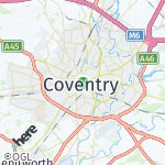 Map for location: Coventry, United Kingdom