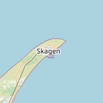 Map for location: Skagen, Denmark
