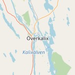 Map for location: Överkalix, Sweden