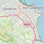 Map for location: Dublin 18, Ireland