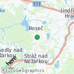 Map for location: Hatín, Czechia