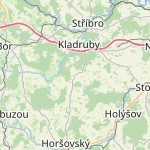 Map for location: Zhoř, Czechia