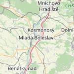 Map for location: Mlada Boleslav, Czechia
