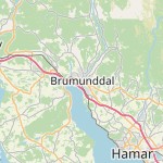 Map for location: Ringsaker, Norway