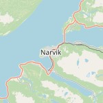 Map for location: Narvik, Norway