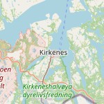 Map for location: Kirkenes, Norway