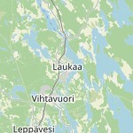 Map for location: Laukaa, Finland