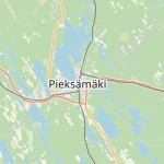 Map for location: Pieksämäki, Finland