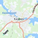 Map for location: Kajaani, Finland