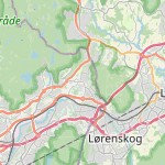 Map for location: Stovner, Norway