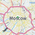 Map for location: Moscow, Russia