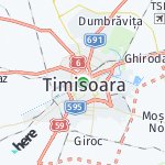 Map for location: Timisoara, Romania