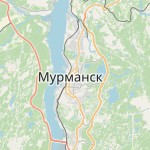 Map for location: Murmansk, Russia
