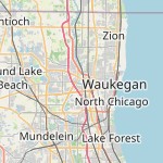 Map for location: Gurnee, United States