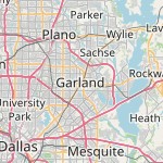 Map for location: Garland, United States