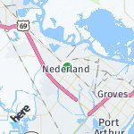 Map for location: Nederland, Amerika Serikat