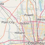 Map for location: Dublin, United States