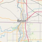 Map for location: Beloit, Amerika Serikat