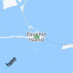 Map for location: Dauphin Island, Amerika Serikat