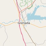Map for location: Grenada, Amerika Serikat