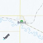 Map for location: Beloit, Amerika Serikat