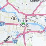 Map for location: Little Rock, United States