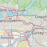 Map for location: Burnaby, Canada